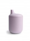 Mushie Sippy Cup Silicone Soft Lilac