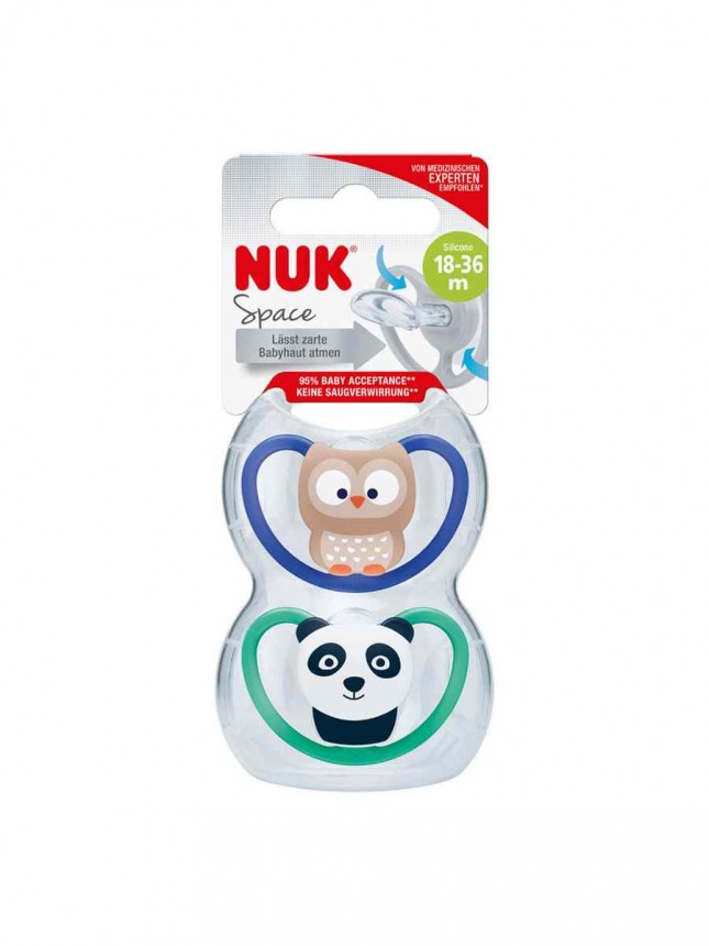 Chupete NUK Space Silicone 18 a 36 meses