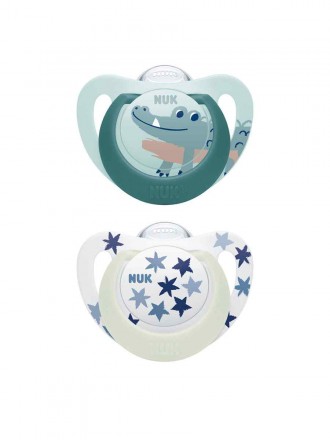 Chupete NUK Star Day&Night Silicona 6 a 18 meses