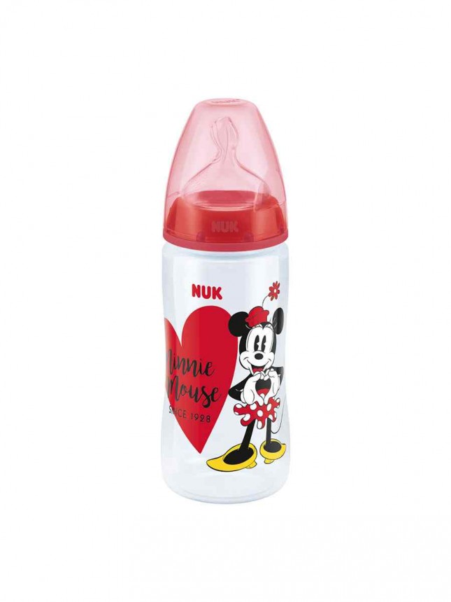 Biberón NUK First Choice + Mickey Mouse PP 300ml Tetina Silicona 0