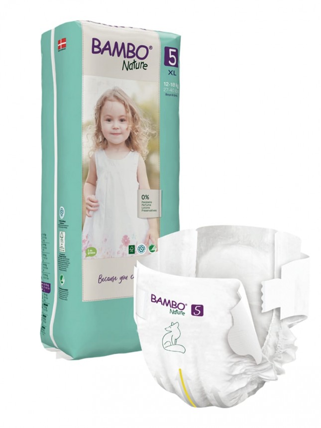 Paales Bambo Nature 5 (XL) 12-18kg (44 Paales) PACK 3