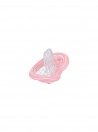 Curaprox Baby Breath Easy Chupeta Silicone Rosa Tamanho 0 (3 a 7kg)