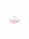 Curaprox Baby Breath Easy Chupeta Silicone Rosa Tamanho 0 (3 a 7kg)
