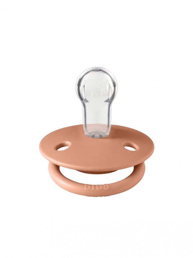 Bibs De Lux 2 Chupetas  Pink/Plum Silicone