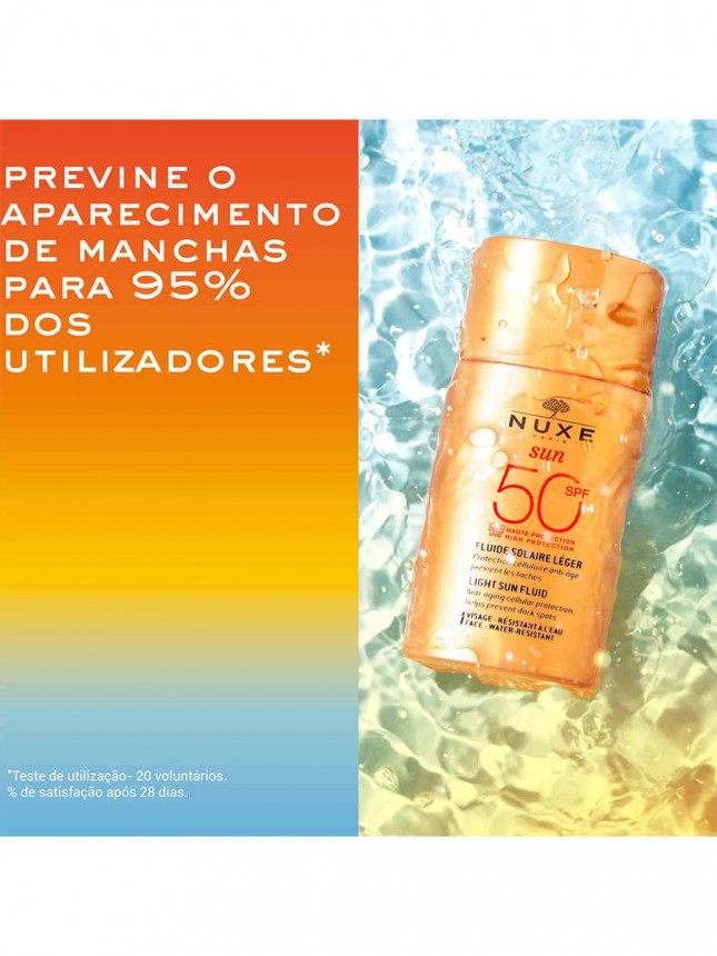 Nuxe Sun Fluido Ligeiro Manchas SPF50 50 ml