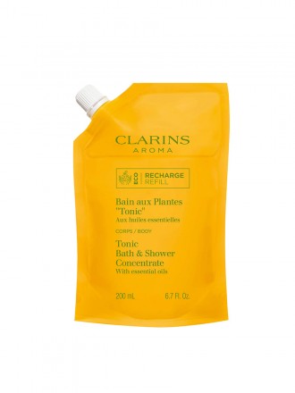 Clarins Bain aux Plantes Tonic - Gel de Ducha y Bao Revitalizante y Tonificante 200 ml