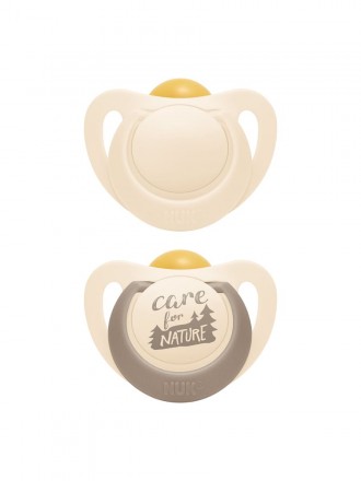Chupete NUK For Nature Silicona T1 0 a 6 meses x2