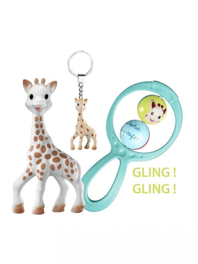 Sophie La Girafe Coffret Nascimento Girafa e Roca
