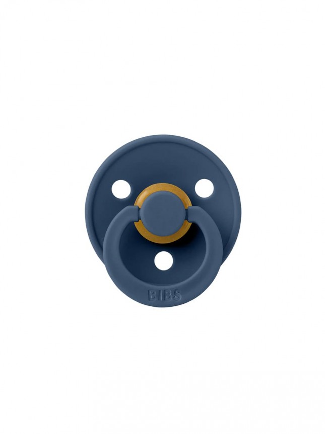 Bibs Colour 2 Chupetas Dusty Blue/Steel Blue 6 a 18 meses