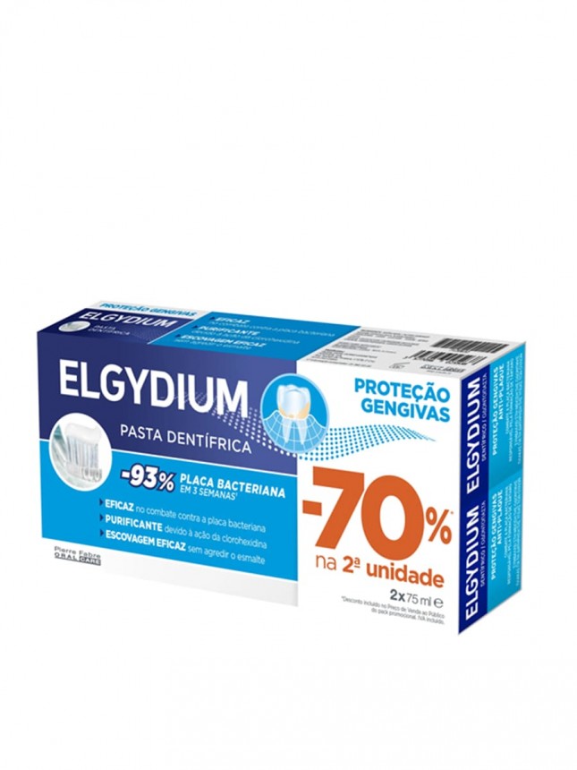 Elgydium Duo Prote��o Gengivas 70% de desconto 2� Unidade