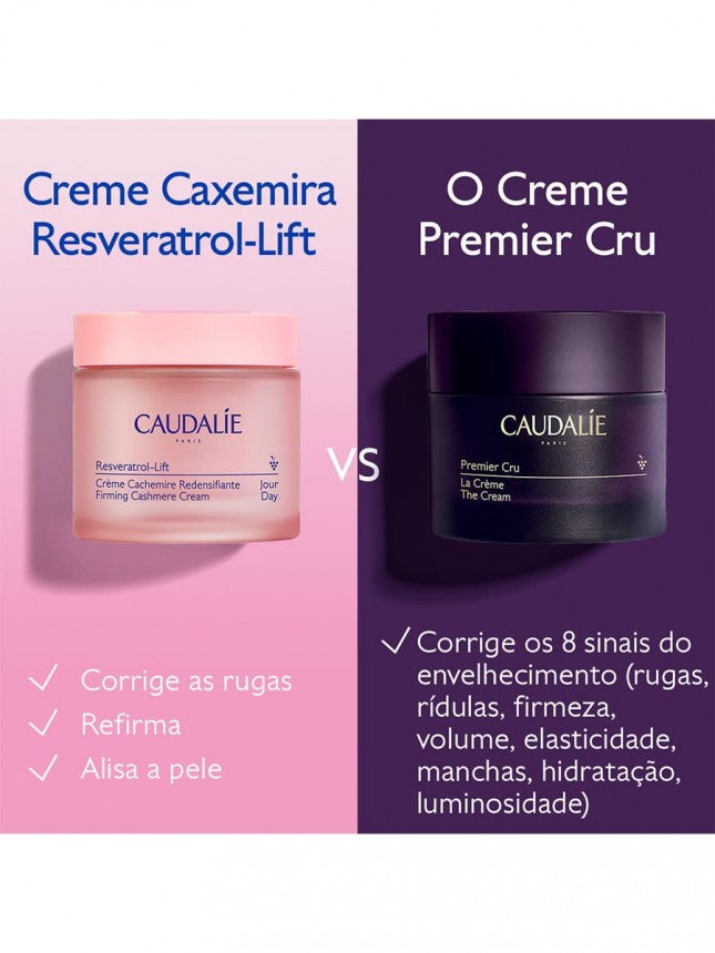 Caudalie Resveratrol-Lift Creme Caxemira Redensificador 50ml - Recarga