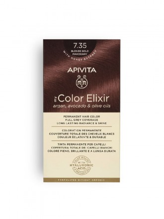 Apivita Color Elixir 7.35 Rubio Caoba Dorado