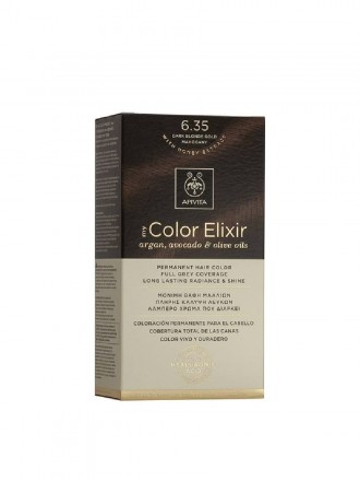 Apivita Colour Elixir 6.35 Rubio oscuro caoba dorado