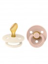 Bibs Colour Anatomica 2 Chupetas Ivory/Blush 0 a 6 meses