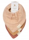 Fabelab Trio Bandana / Babete Dusty Rose Mix