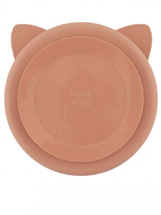 Trixie Prato de silicone com divisorias e ventosa Mr Cat