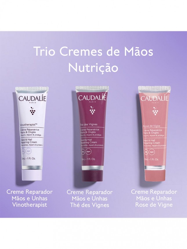 Caudalie Trio Creme Reparao Mos/Unhas 2024