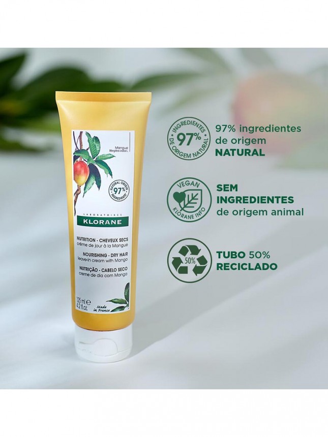 Klorane Capilar Creme de Dia Manga 125ml