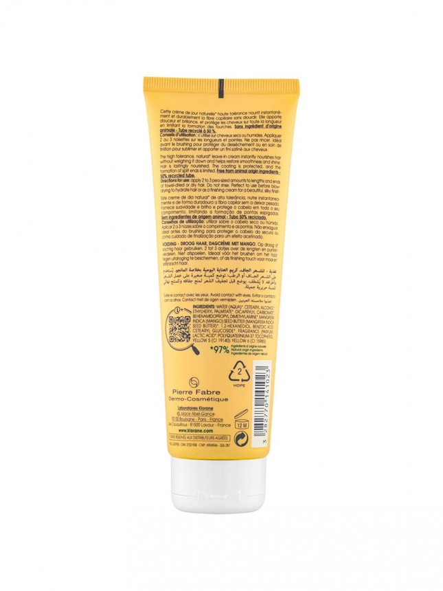 Klorane Capilar Creme de Dia Manga 125ml