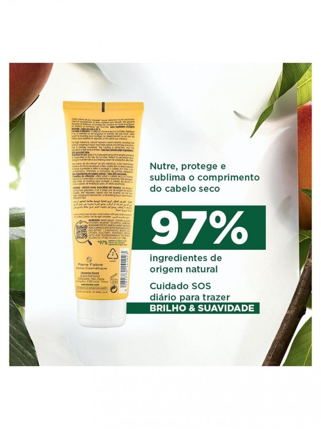 Klorane Capilar Creme de Dia Manga 125ml