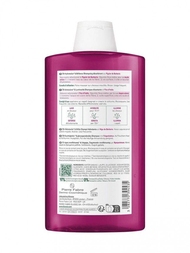 Klorane Capilar Figo India Champo 400ml