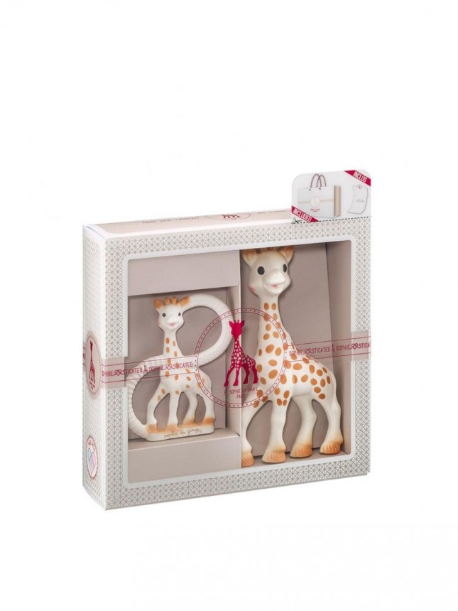 Sophie la Girafe Conjunto Anel de Dentio e Girafa Sophie