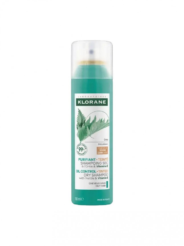 Klorane Champ� Seco com Ortiga e Vitamina E - com Cor 150ml