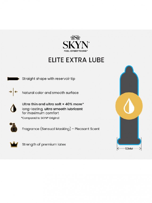 Skyn Extra Lubricated Preservativo x10
