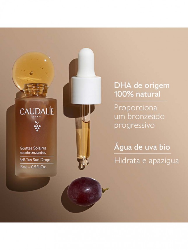 Gotas solares autobronceadoras Caudalie 15 ml