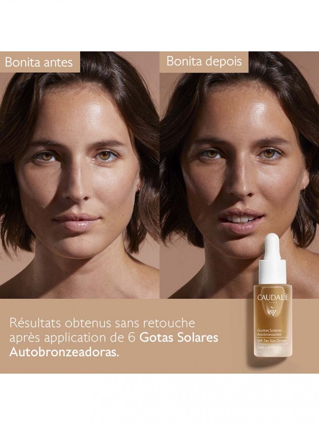 Gotas solares autobronceadoras Caudalie 15 ml