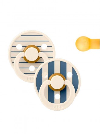 Bibs Colour Ivory Steel Blue Mix 0-6 meses