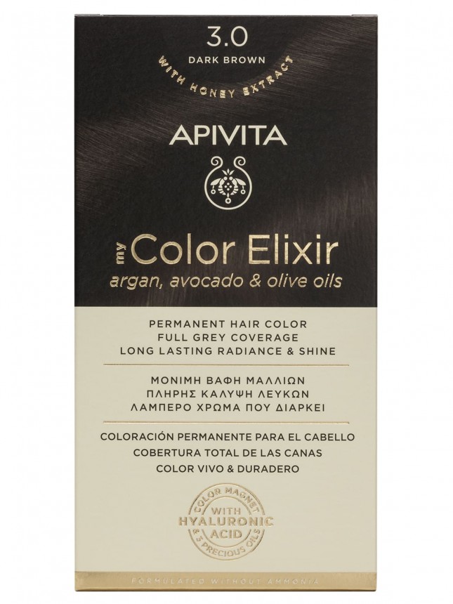 Apivita Colour Elixir 3.0 Marr�n Oscuro