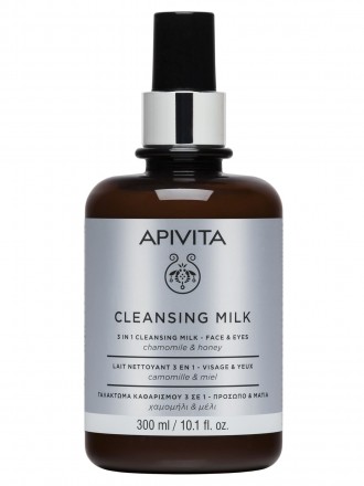 Apivita Leite Limpeza Rosto e Olhos 300ml
