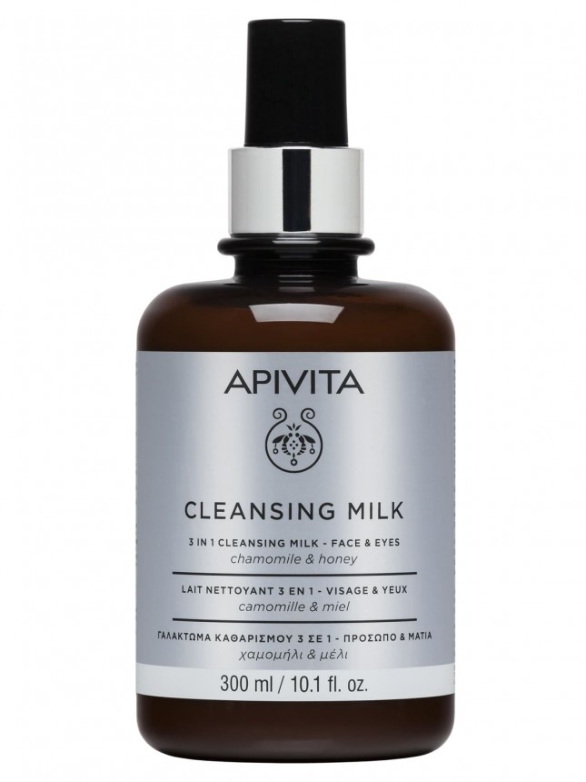 Apivita Leite Limpeza Rosto e Olhos 300ml