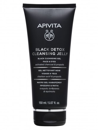 Apivita Gel de Limpeza Preto Rosto/ Olhos