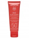 Apivita Bee Sun Safe FPS50+ Creme Protetor Solar de Rosto para Pele Sensvel 50 ml