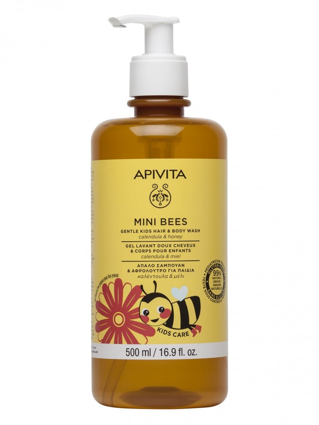 Apivita Gentle Kids Cabello y Cuerpo 500ml
