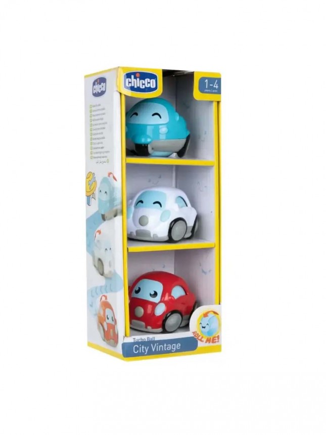 Chicco Turbo Ball Coche Vintage x3