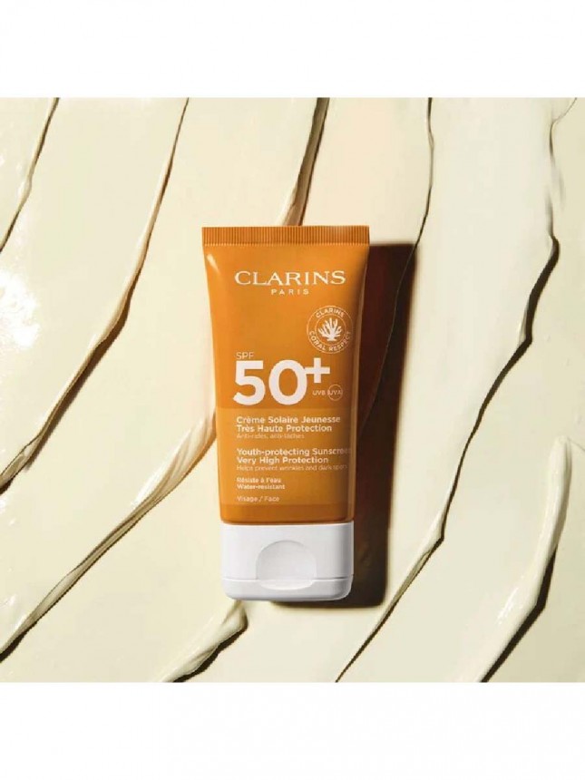 Clarins Crme Solaire Jeunesse Trs Haute Protection spf50+ 150ml