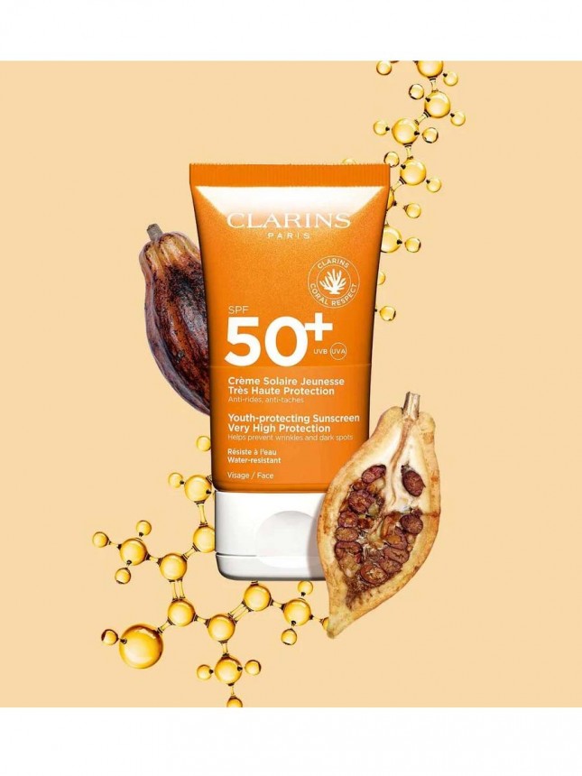 Clarins Crme Solaire Jeunesse Trs Haute Protection spf50+ 150ml