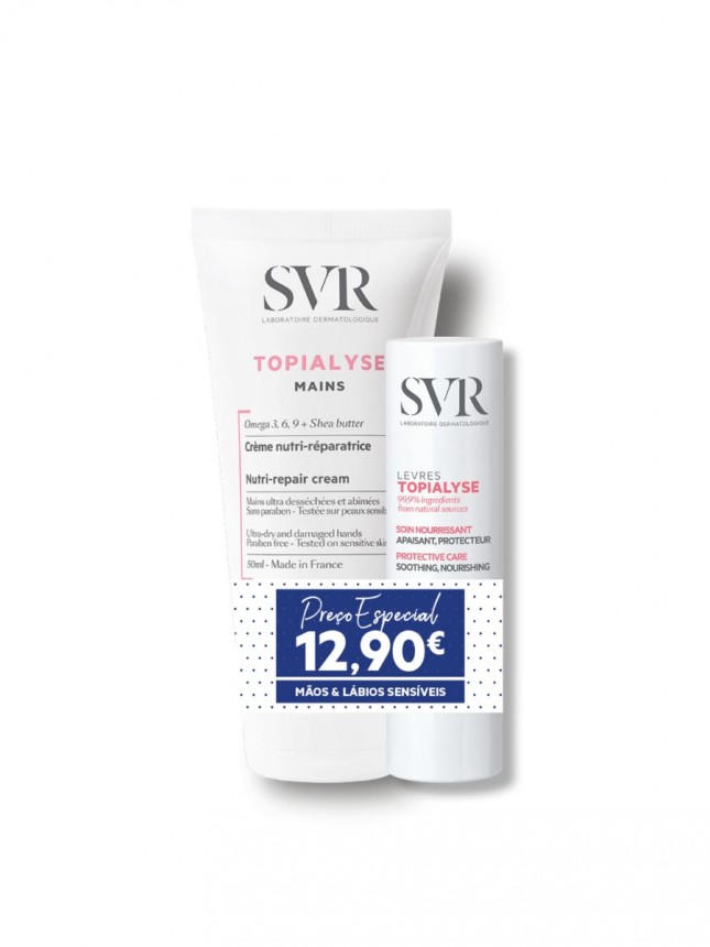 SVR Topialyse Duo Creme de Mos  com Oferta de stick labial