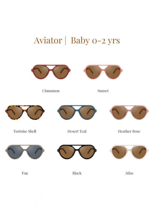 Grech & Co. Oculos de Sol Bebe Aviator - Sunset
