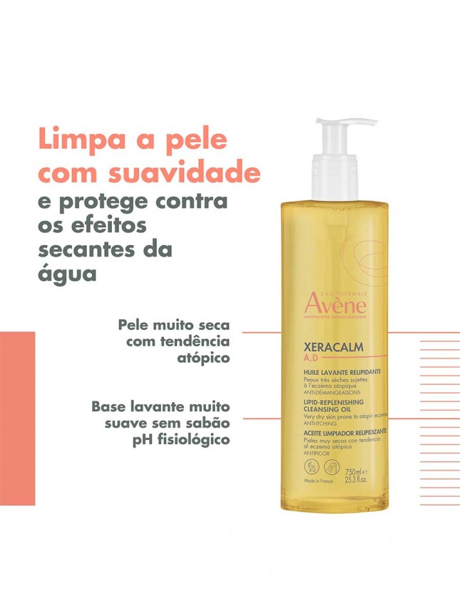 Avene Xeracalm AD Oleo Limpeza 750ml