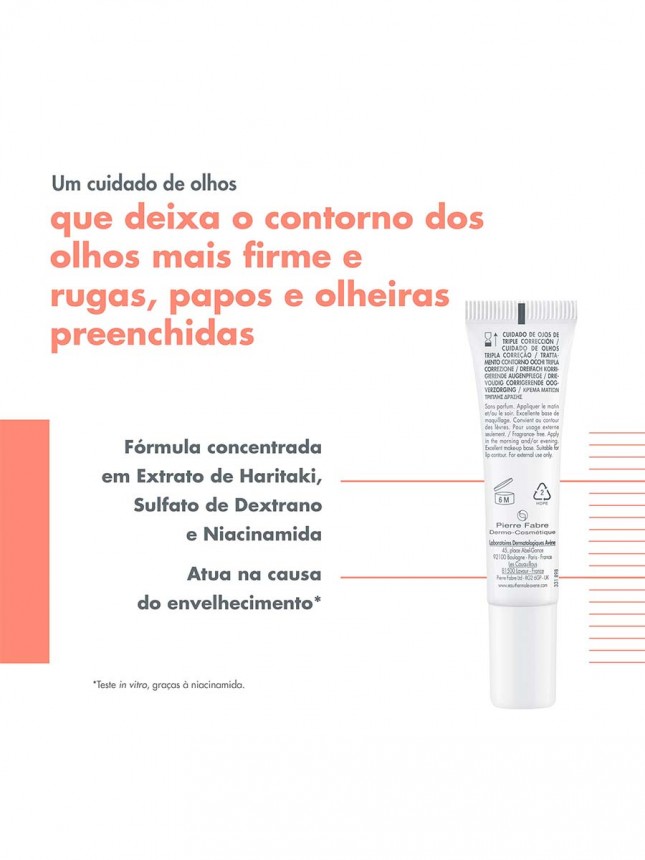 Avene Hyaluron Activ B3 Cuid Olhos 15ml