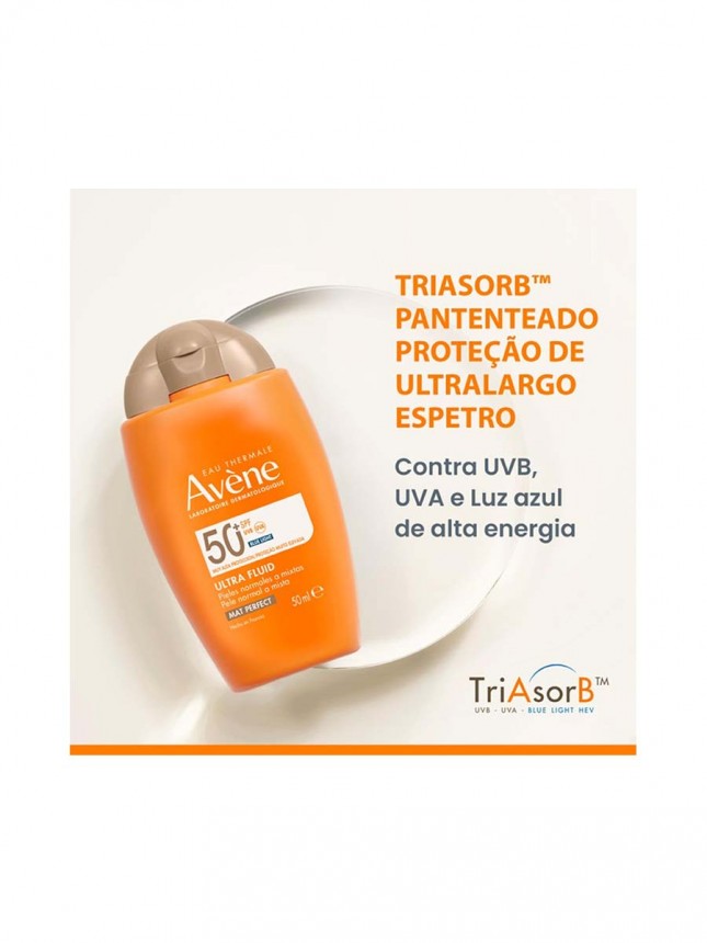 Avene Fluido Solar Matificante SPF50+ 50ml