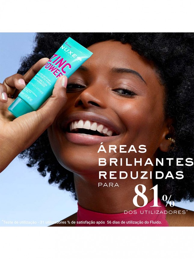 Nuxe Zinc Power Fluido Matificante Minimizador de Poros