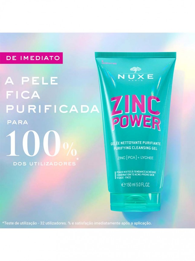 Nuxe Zinc Power Gel de Limpeza Purificante
