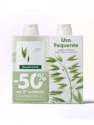 Klorane Champ� Leche de Avena 400ml Duo Precio especial
