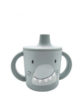 Taza de aprendizaje Trixie Baby Silicona Sr. Tiburn