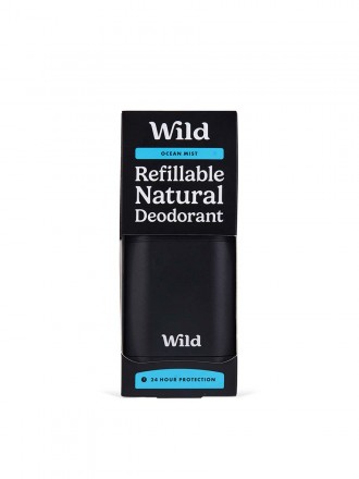 WILD Desodorizante Natural Caixa e Recarga Maresia  40g